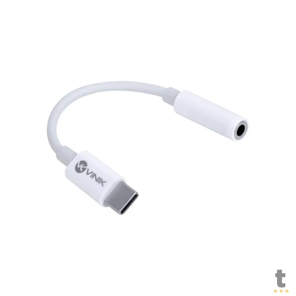 Cabo Adaptador de Som de Fone de Ouvido P2 Para Usb Tipo C Vinik - ADFUSBTC Truedata